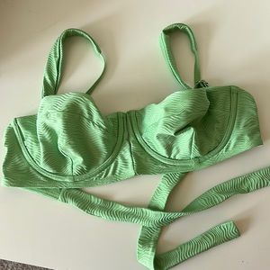 Monday Swimwear Pistachio Wave Bikini
